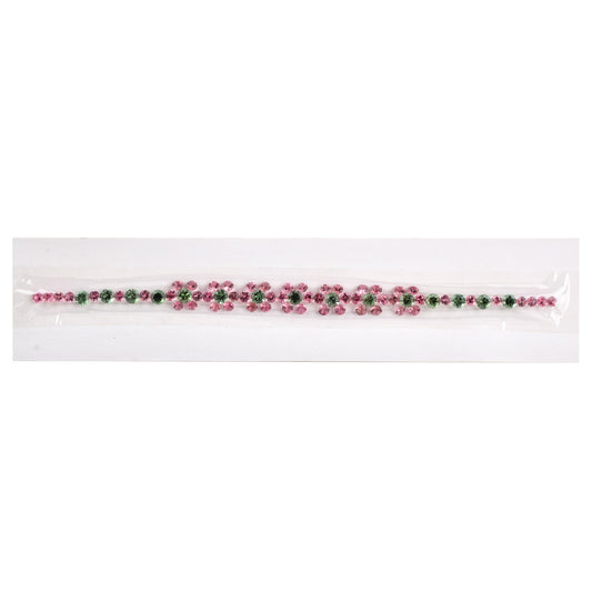 Natural Pink Green Tourmaline Fine Quality Gemstones Mixed Sizes 6.08cts, 3.96cts in Round Shape for Bracelet Making of Silver & Gold