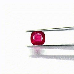 Ruby Heat-Treated Calibration Sizes 6-10mm Cushion Cut Red Color Loupe Clean Loose Gemstones for Jewelry Making at Lowest Price