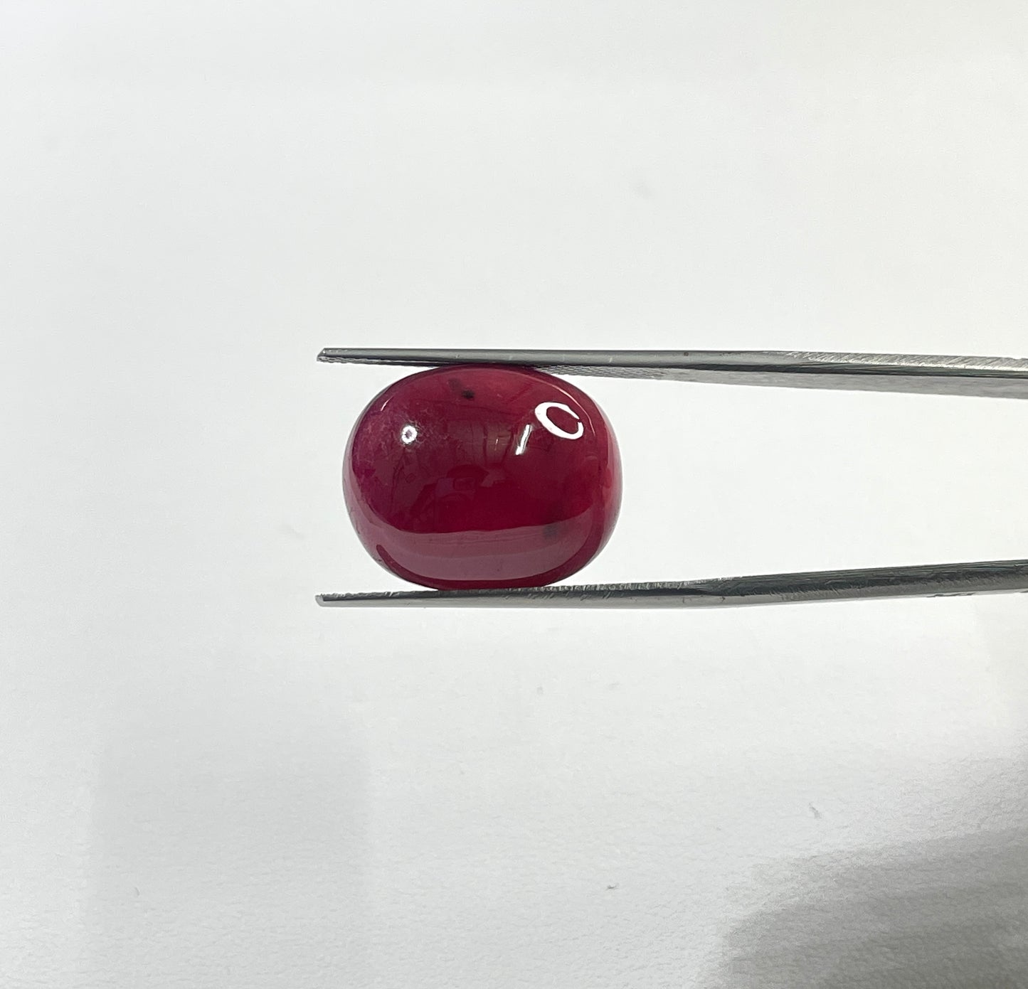 Best Quality Natural Heat-Treated African Ruby 23.66 Cts. Oval Cut Reddish Pink Color July Birthstone for Making Pendant