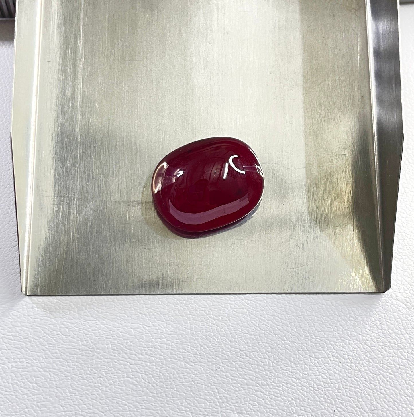 Best Quality Natural Heat-Treated African Ruby 23.66 Cts. Oval Cut Reddish Pink Color July Birthstone for Making Pendant