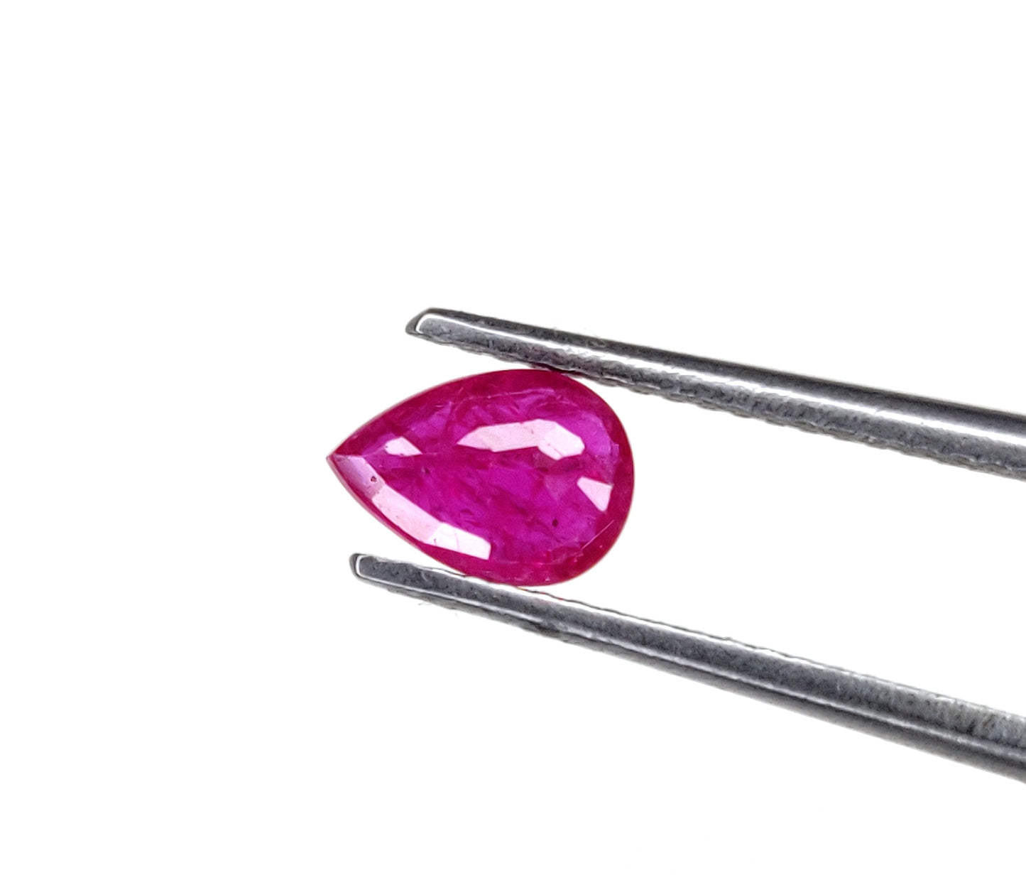 100% Natural Mozambique Ruby Heated Oval and Pear Cut 5x7 mm Reddish Pink Color Fine Cut Loose Gemstones for Bracelet Making