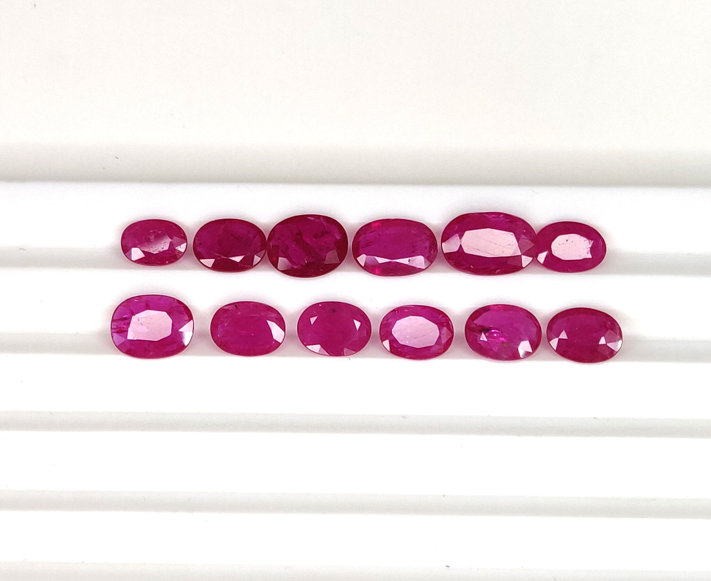 1-2 Carat Natural Fine Quality Ruby Mozambique Heat Oval Cut Reddish Pink Color Gemstones for Making Ring, Pendant