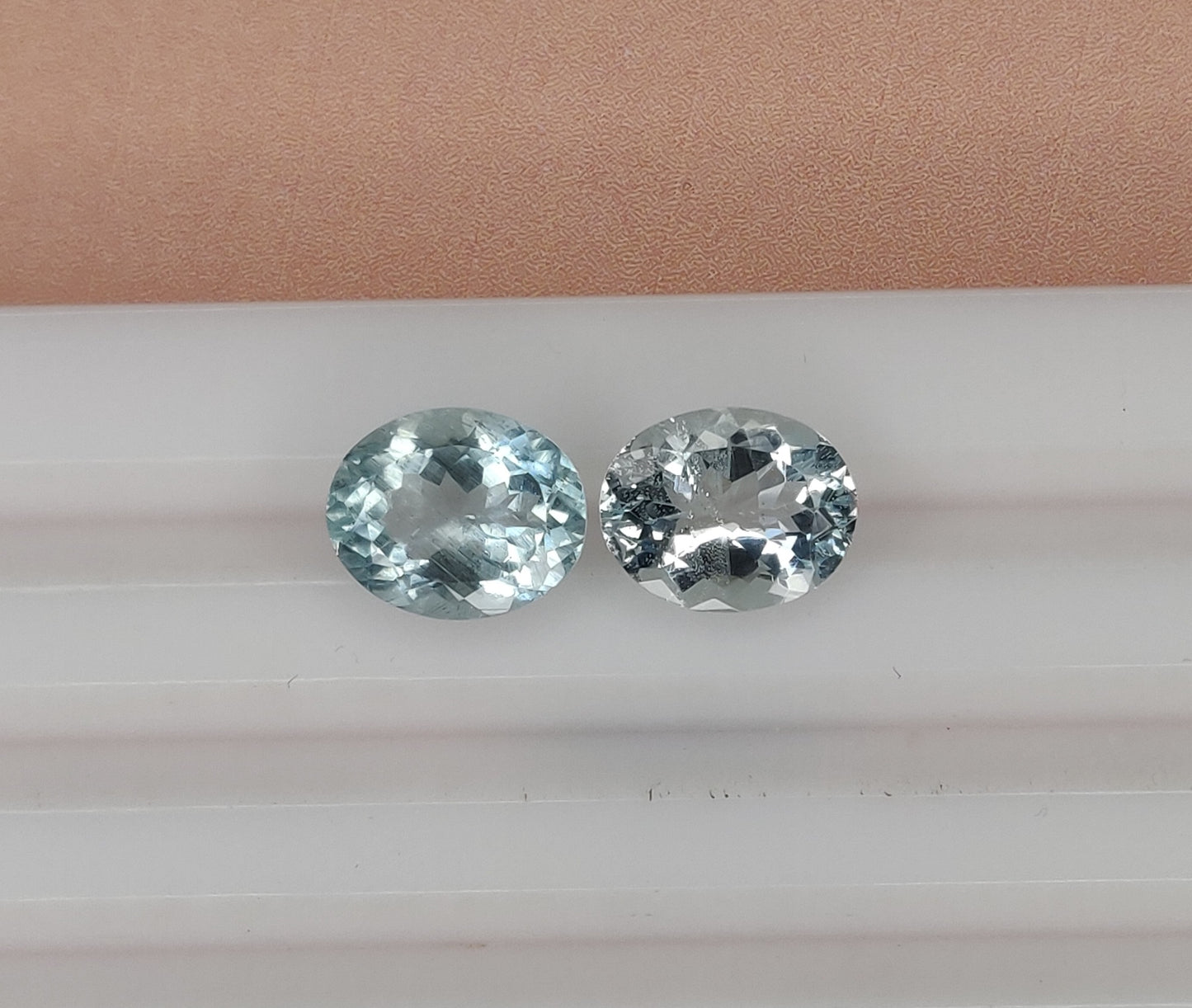 100% Natural Fine Quality Aquamarine Oval Shape 9x11mm 6.20cts. Faceted Cut Loose Gemstones for Jewelry Making at the Best Price