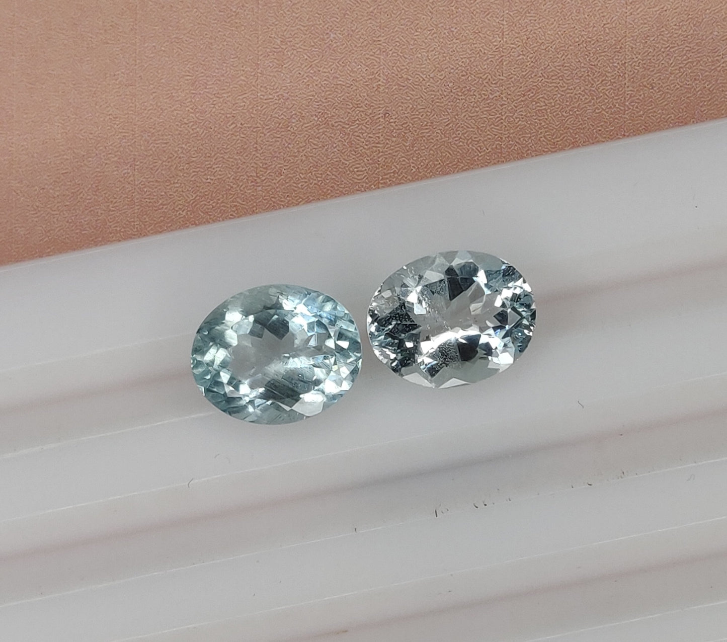 100% Natural Fine Quality Aquamarine Oval Shape 9x11mm 6.20cts. Faceted Cut Loose Gemstones for Jewelry Making at the Best Price
