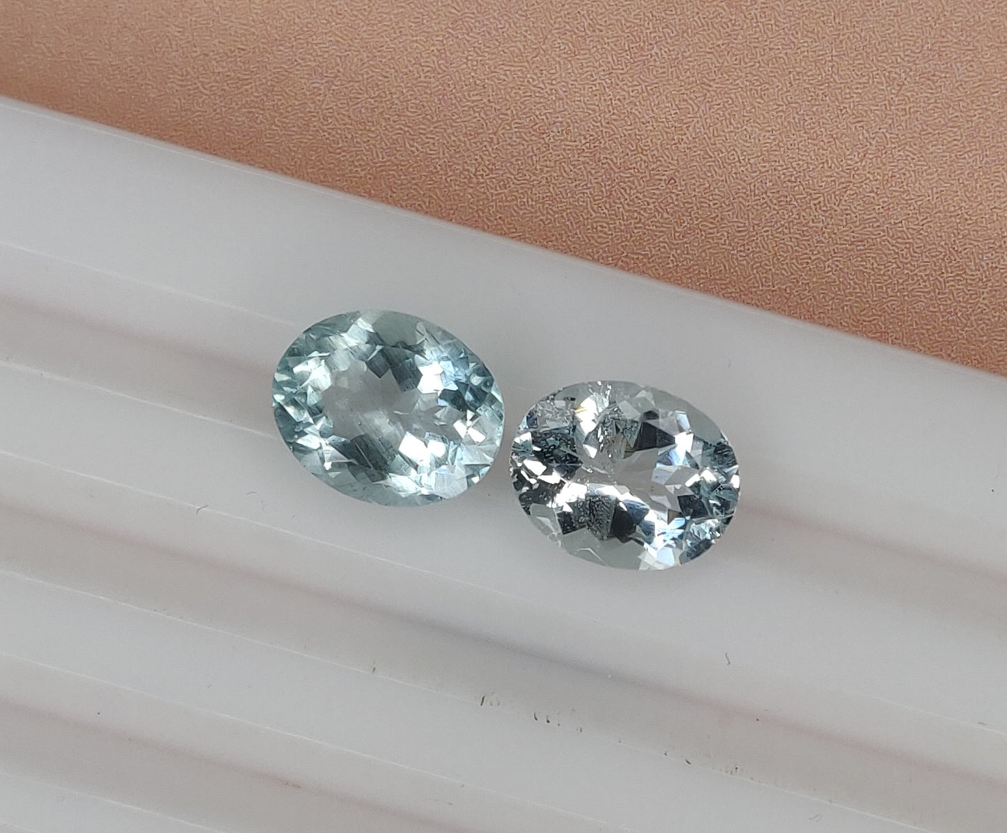 100% Natural Fine Quality Aquamarine Oval Shape 9x11mm 6.20cts. Faceted Cut Loose Gemstones for Jewelry Making at the Best Price