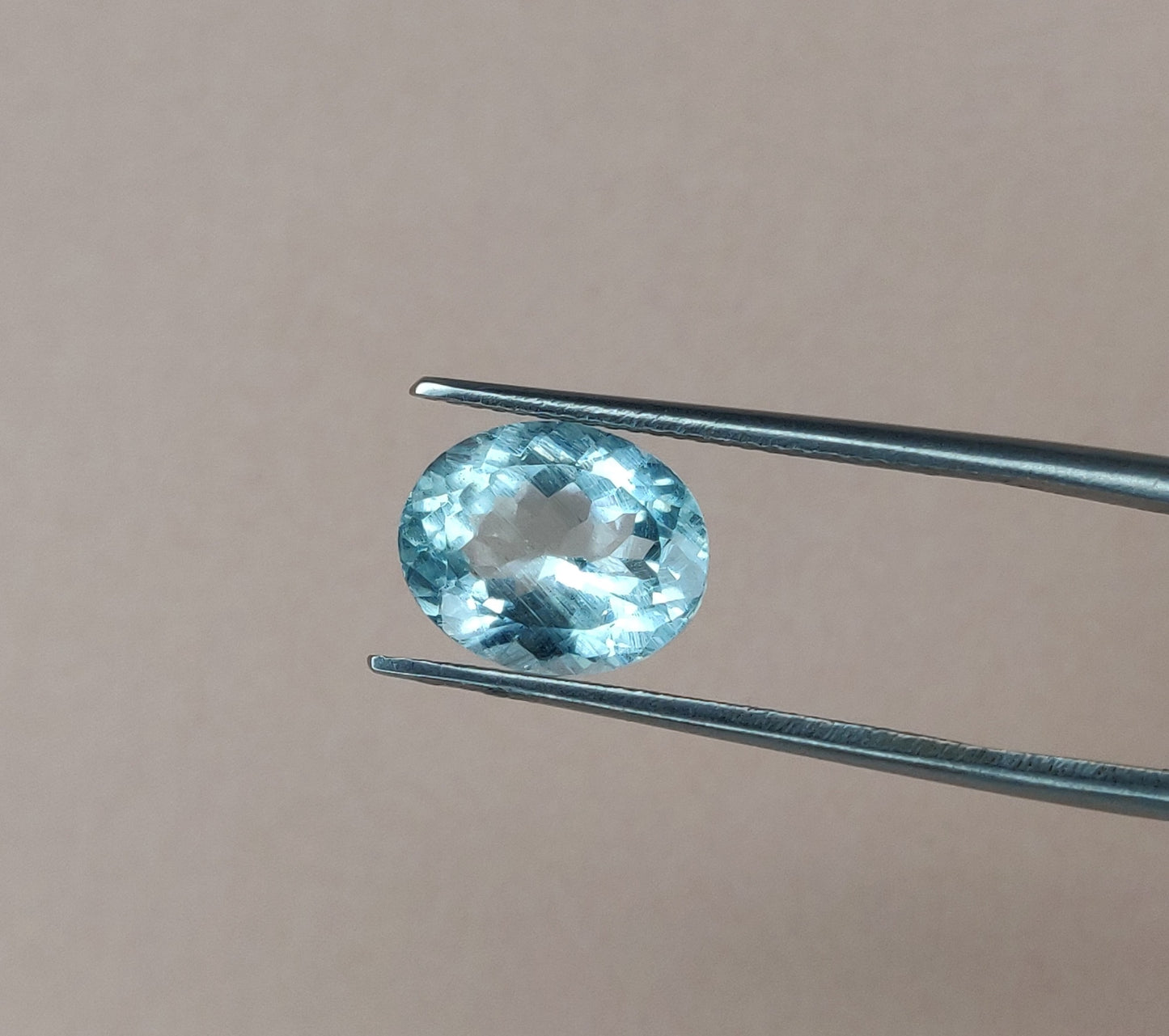 100% Natural Fine Quality Aquamarine Oval Shape 9x11mm 6.20cts. Faceted Cut Loose Gemstones for Jewelry Making at the Best Price