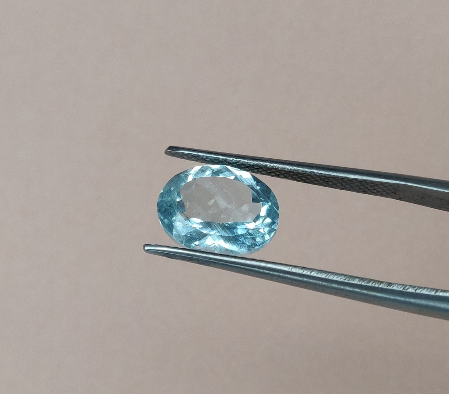 100% Natural Fine Quality Aquamarine Oval Shape 9x11mm 6.20cts. Faceted Cut Loose Gemstones for Jewelry Making at the Best Price