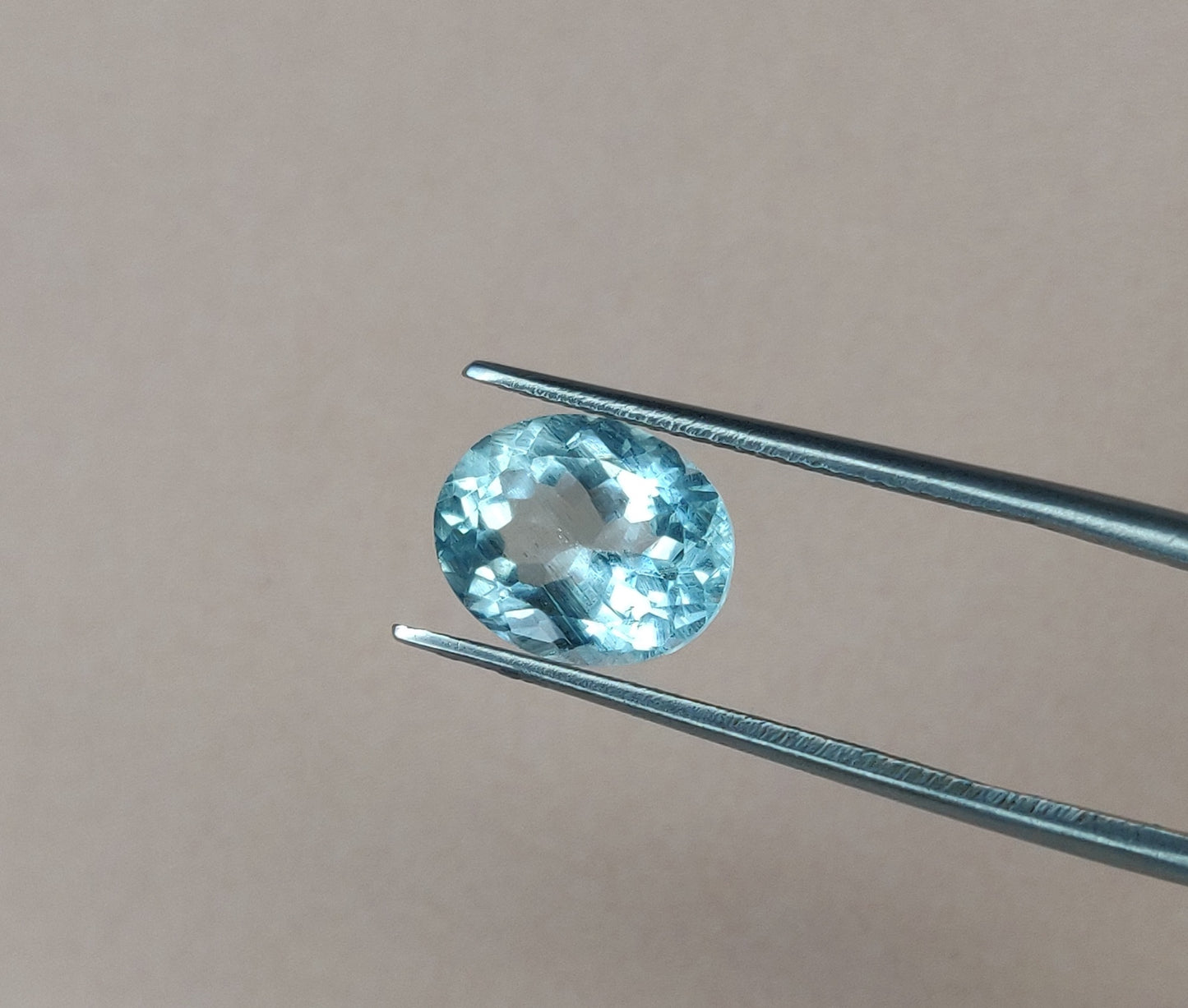 100% Natural Fine Quality Aquamarine Oval Shape 9x11mm 6.20cts. Faceted Cut Loose Gemstones for Jewelry Making at the Best Price