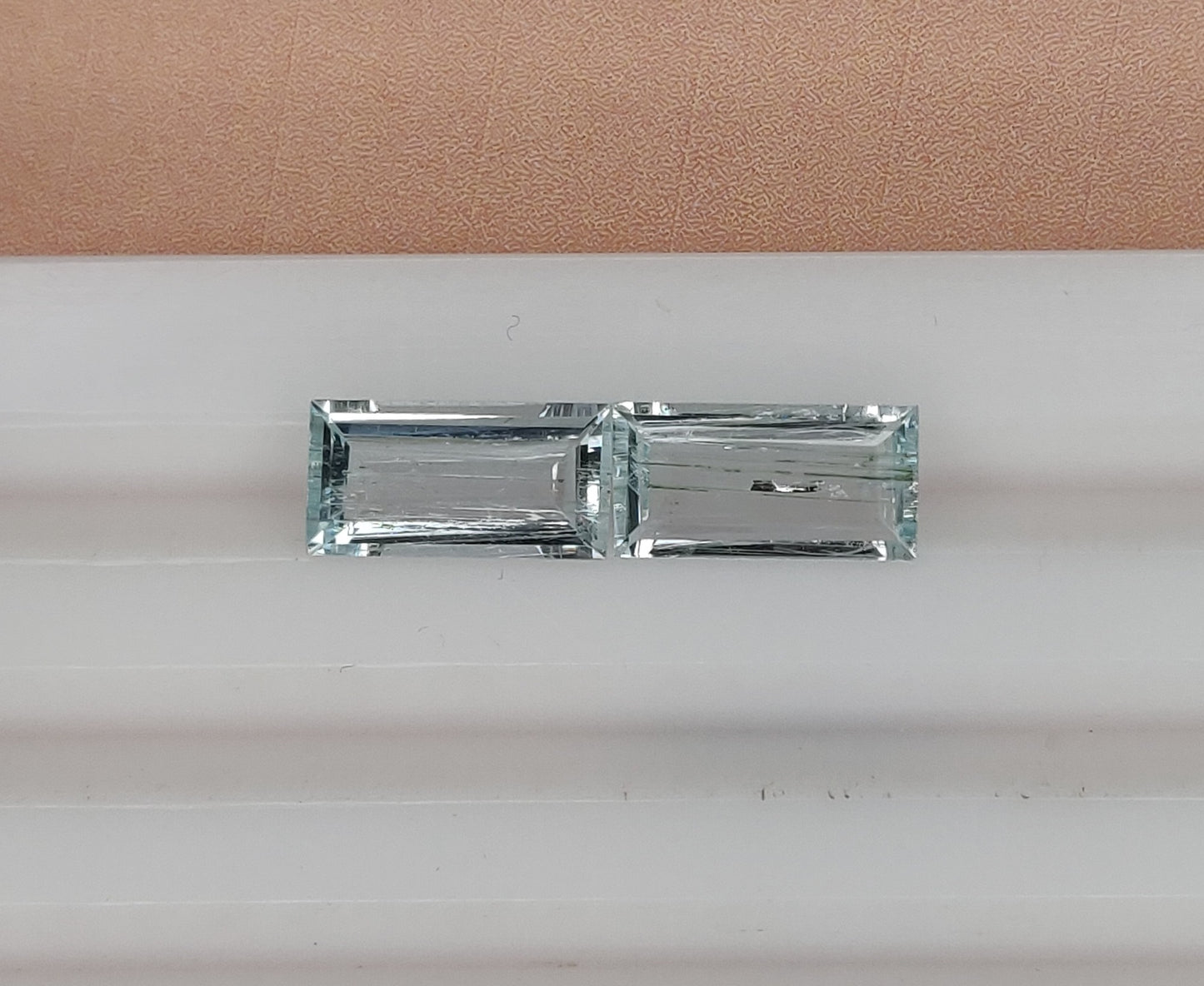 Natural Aquamarine Octagon Shape 4.05cts. Faceted Cut Gemstone March Birthstone AAA Quality Loose Gemstones 6x12mm Jewelry Making Stone