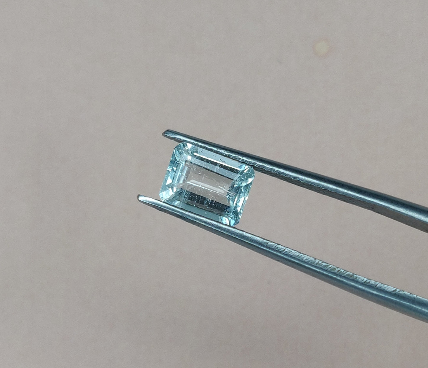 AAA Top Quality Aquamarine Emerald Cut 2.95cts. Loose Gemstones March Birthstone 6x8 mm Aquamarine Earring &amp; Jewelry Making
