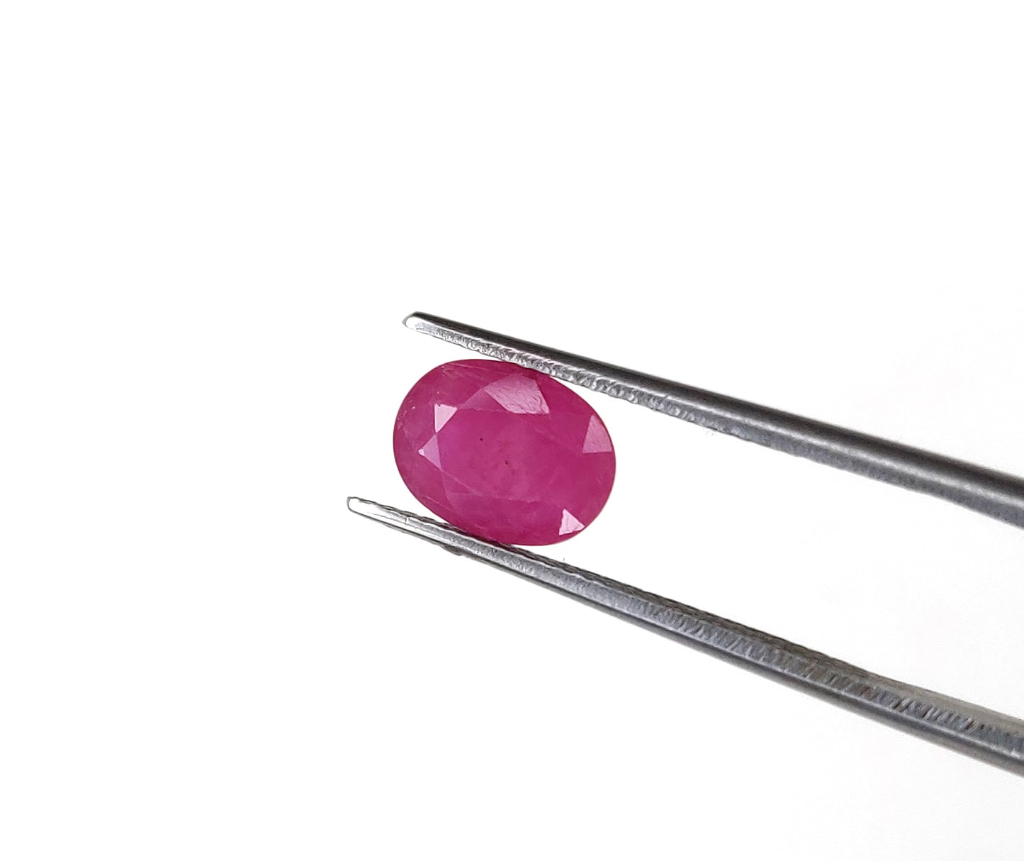 7x9mm Natural Mozambique Ruby Heated Fine Quality Oval Cut Pinkish Red Color Loose Gemstones for Making Necklace
