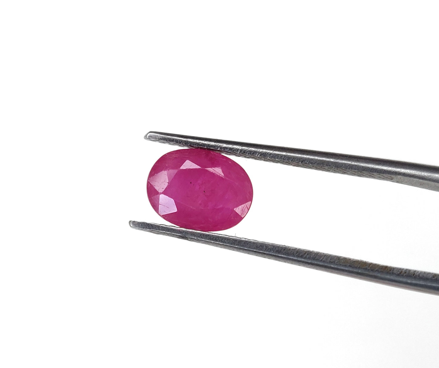 7x9mm Natural Mozambique Ruby Heated Fine Quality Oval Cut Pinkish Red Color Loose Gemstones for Making Necklace