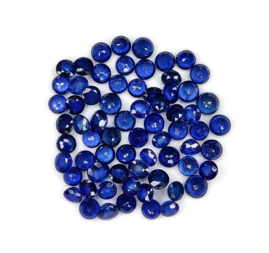 High Quality Natural 4.0-4.5mm Blue Sapphire Royal Blue Color Loose Gemstone for Making Necklaces and Earrings