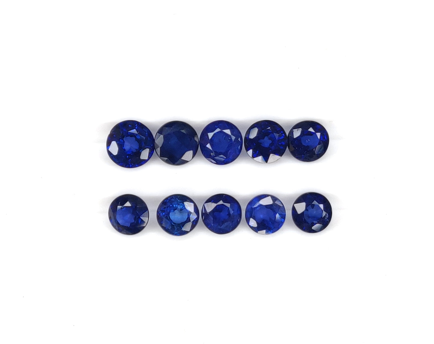 High Quality Natural 4.0-4.5mm Blue Sapphire Royal Blue Color Loose Gemstone for Making Necklaces and Earrings