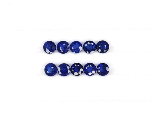 Fine Quality 100% Natural 3.75mm Calibrated Blue Sapphire Royal Blue Color Loose Gemstone for Bracelet Making