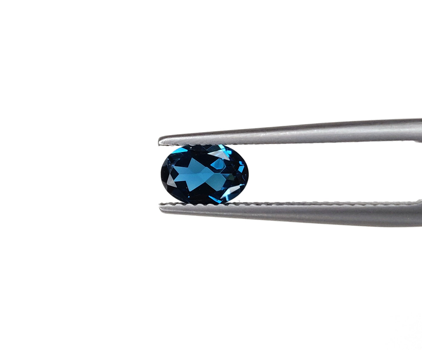 Natural Blue Topaz Gemstone Brilliant Cut 5x7mm Faceted Oval Shape Blue Topaz Loose Gemstone for Bracelet, Necklace Making