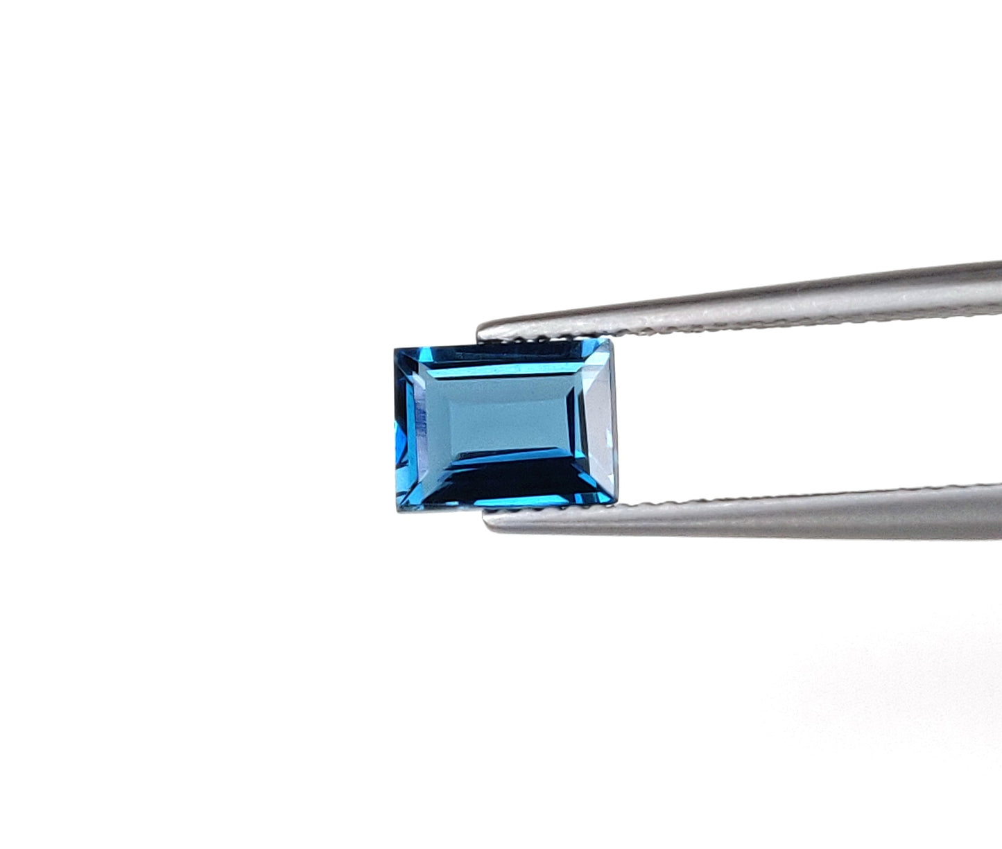 100% Natural Blue Topaz 6x8mm Baguette Cut Loose Gemstone Faceted Rectangle Shape December Birthstone