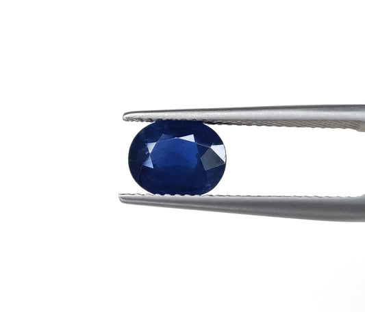 Fine Quality 100% Natural Blue Sapphire Heated Oval Shape 3.03 Carat Gemstone Faceted Blue Color Single Piece September Birthstone for Ring