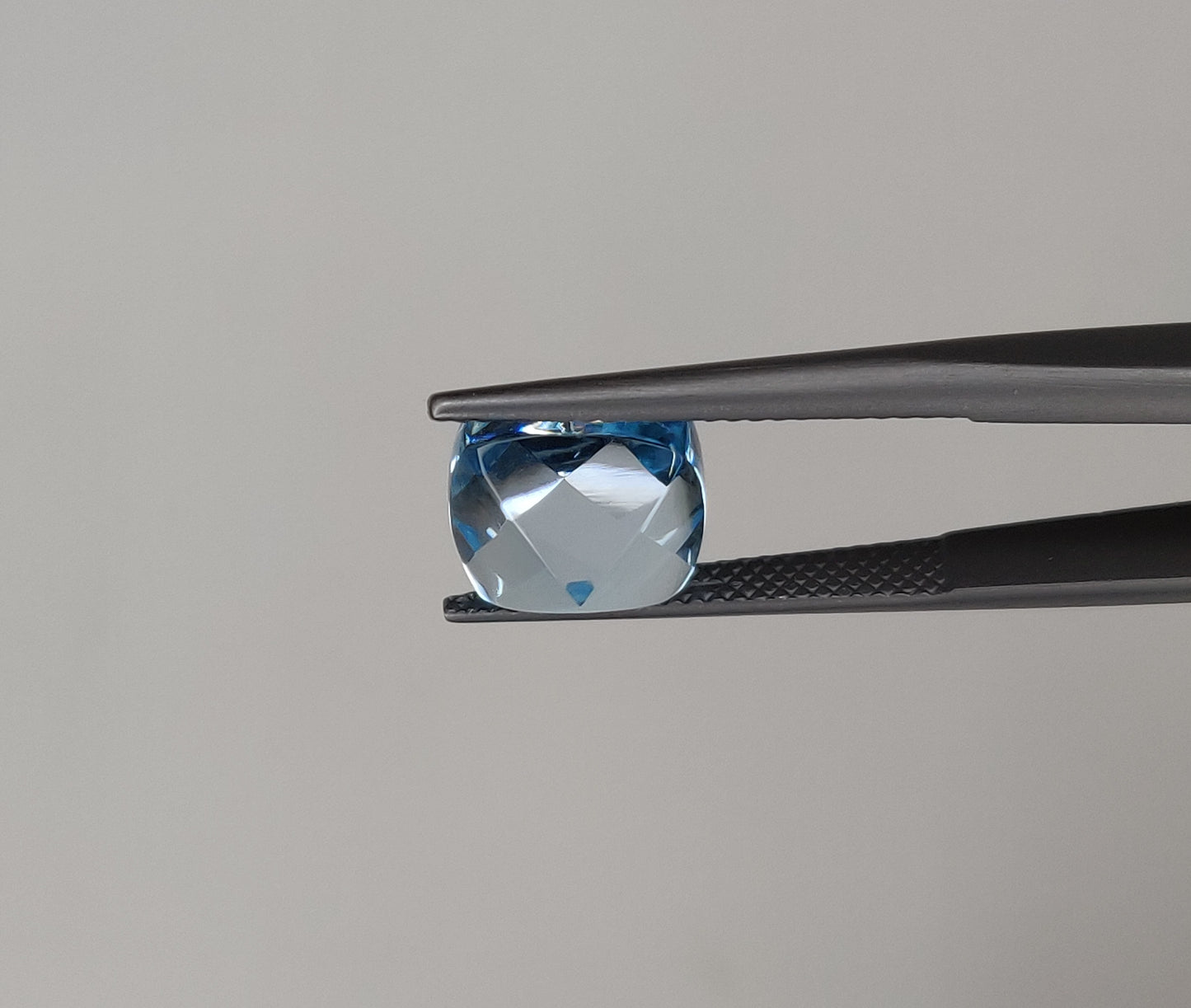 Finest Quality Natural Swiss Blue Topaz Cushion Cut Loose Gemstone for Making Jewellery