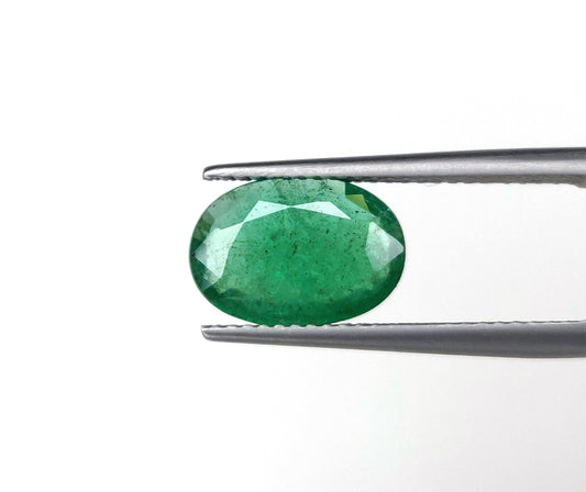 2.40 Carat Natura Emerald Oval Cut 8.15x11.60x3.50 mm Size Single Pcs Gemstone Fine Quality Faceted May Birthstone for Ring at Best Price