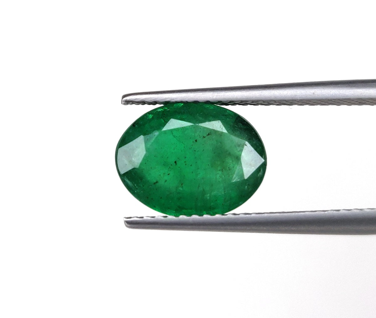 100% Natural Emerald 8.50x11.00x5.00 mm Oval Cut 3.10 Carat Faceted May Birthstone Fine Quality Vivid Green Ring Size Gemstone for Astrology