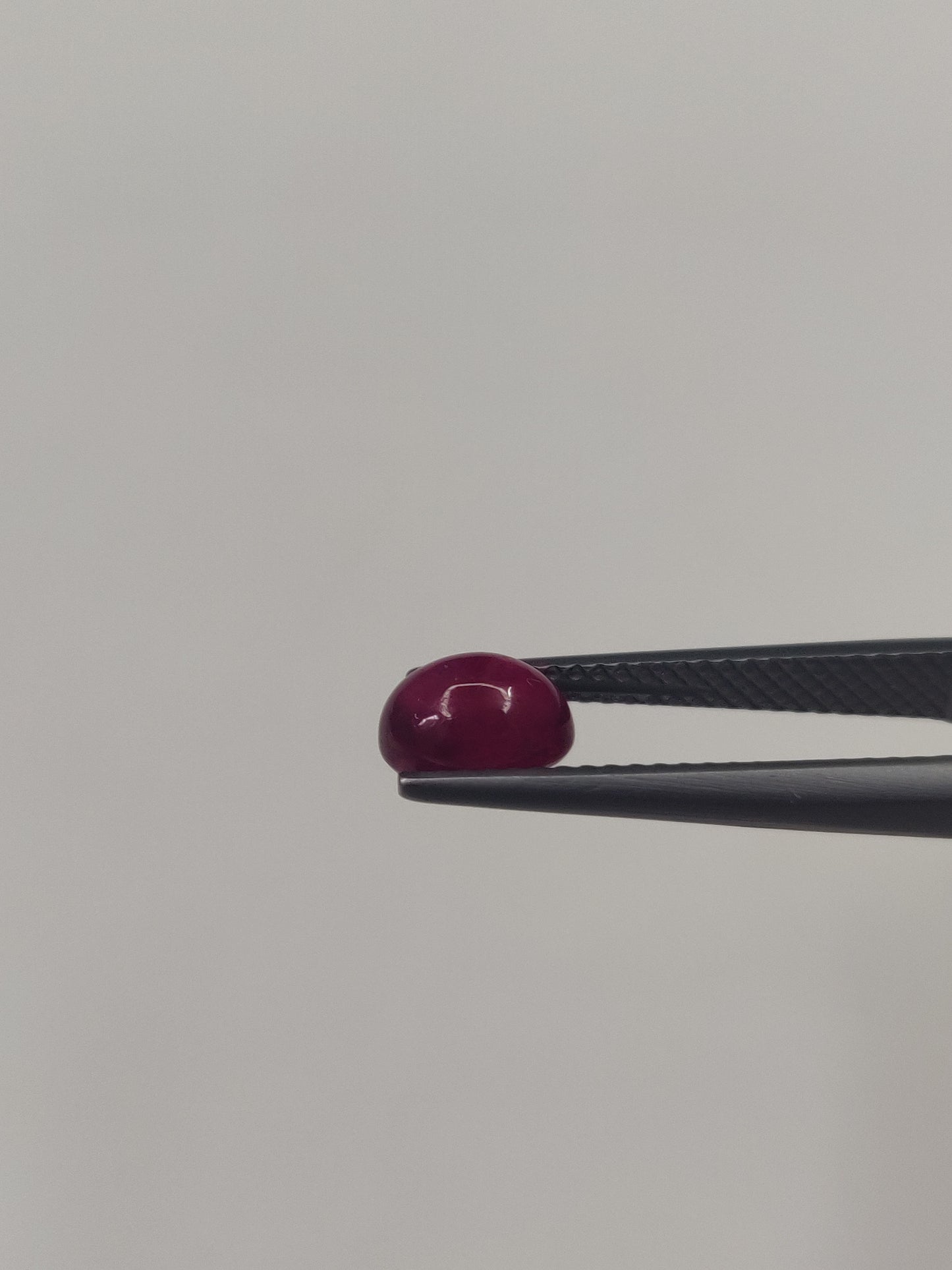 Natural Heat-Treated Ruby 6x8mm Oval Shape Cabochon Fine Quality Reddish Pink Color Loose Gemstone for Making Jewellery