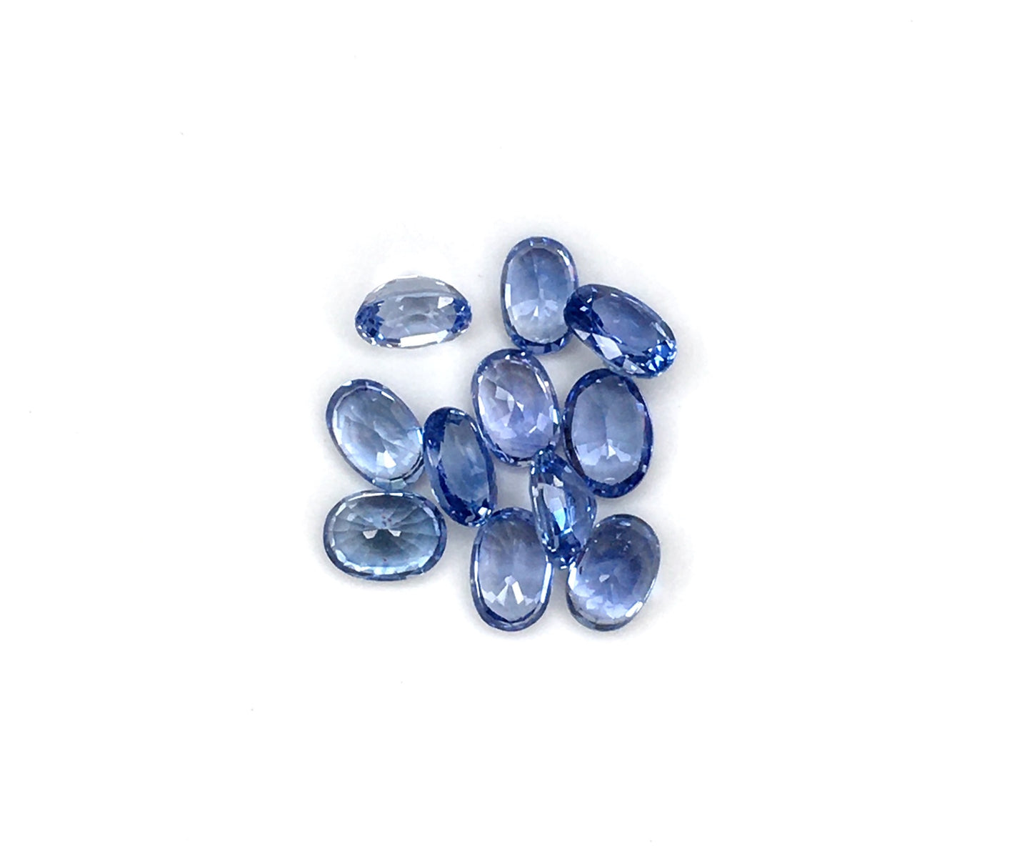 6x4Mm Natural Ceylon Blue Sapphire Oval Shape Faceted Cut Stone/Blue Sapphire Oval Shape Loose Gemstone For Jewelry Making
