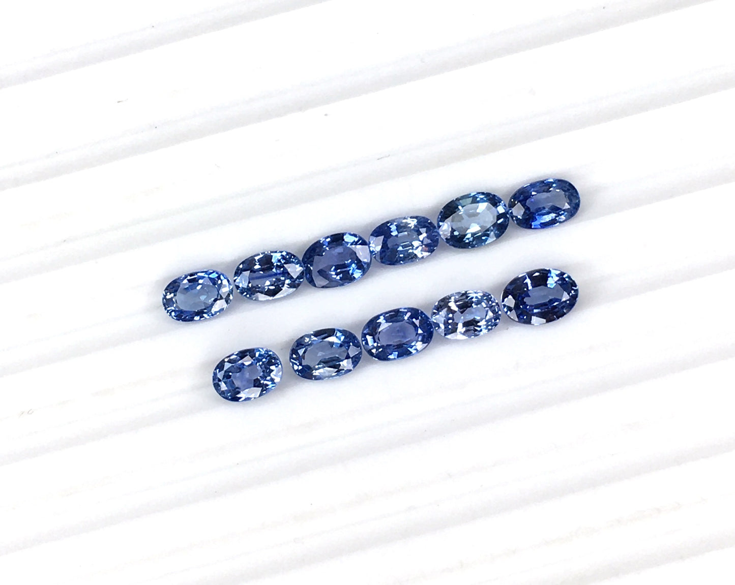 6x4Mm Natural Ceylon Blue Sapphire Oval Shape Faceted Cut Stone/Blue Sapphire Oval Shape Loose Gemstone For Jewelry Making