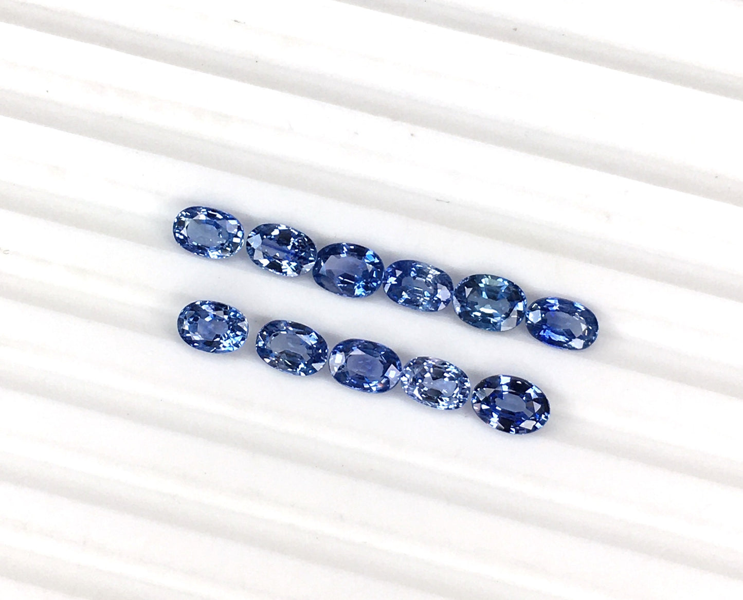 6x4Mm Natural Ceylon Blue Sapphire Oval Shape Faceted Cut Stone/Blue Sapphire Oval Shape Loose Gemstone For Jewelry Making