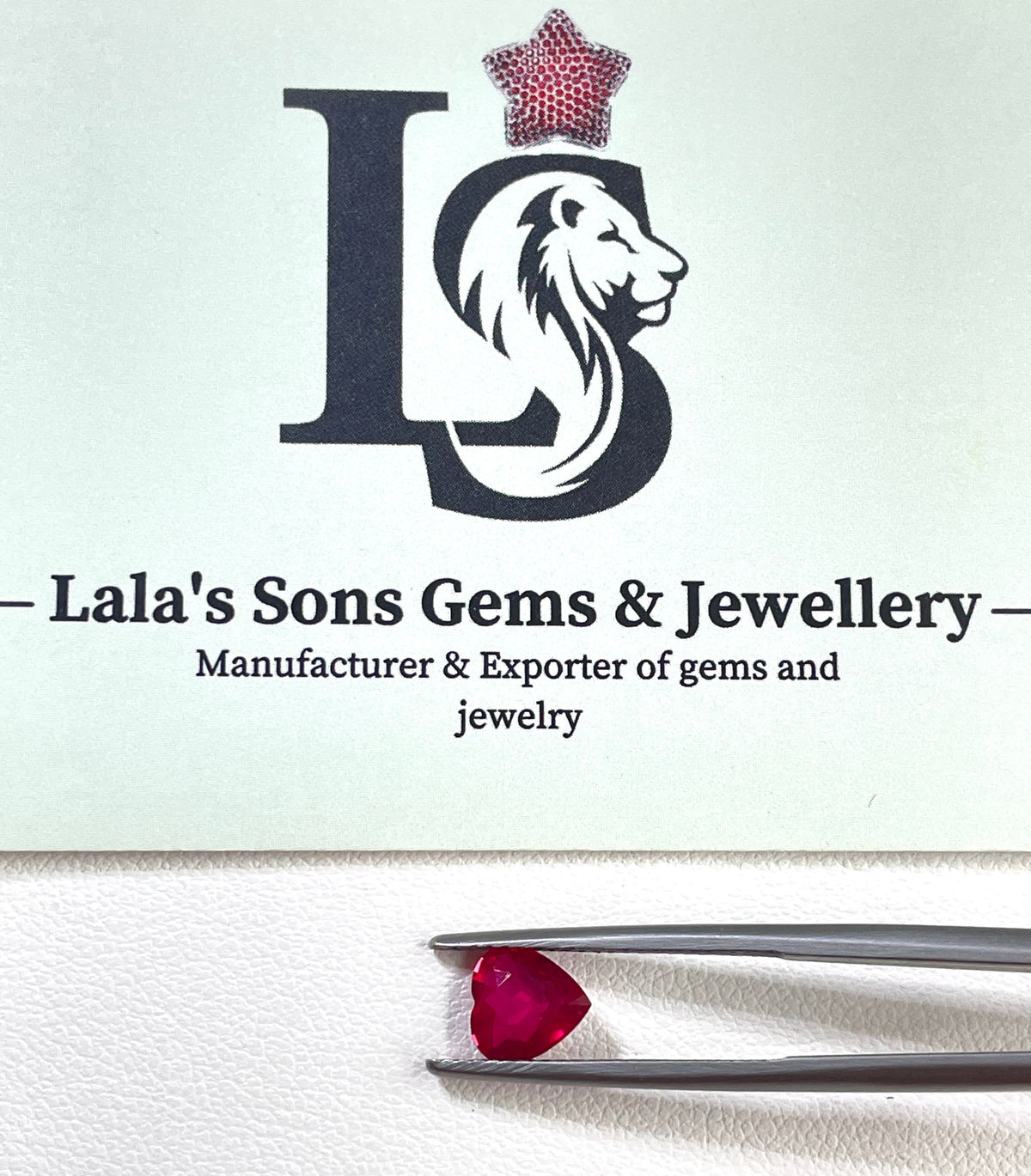 100% Natural Mozambique Ruby No Heat 1.26 Carat Heart Shape Reddish Pink Color July Birthstone for Making a Ring