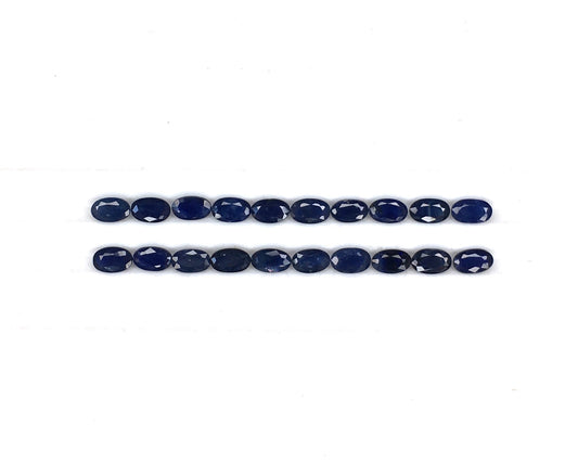 Fine Quality Natural Ceylon Blue Sapphire Oval Shape 3x5 mm Size Blue Color Loose gemstone for Jewellery Making
