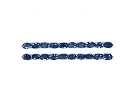 Top Quality 100% Natural Ceylon Blue Sapphire 3x5 mm Oval Shape Faceted Cut Stone Loose Gemstones for Jewelry Setting