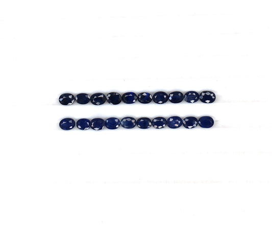 4x3 MM 100% Natural Blue Sapphire Heated Pear Shape Blue Color Stone September Birthstone Loose Gemstones for Jewellery Making