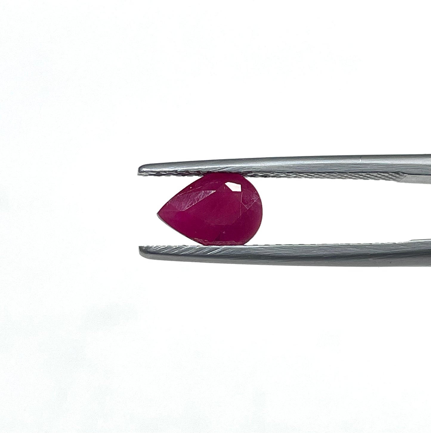 High-Quality Natural Burma Ruby Reddish Pink 6x8mm Oval Pear Cut Heated Calibration Size Loose Gemstones for Making Jewellery