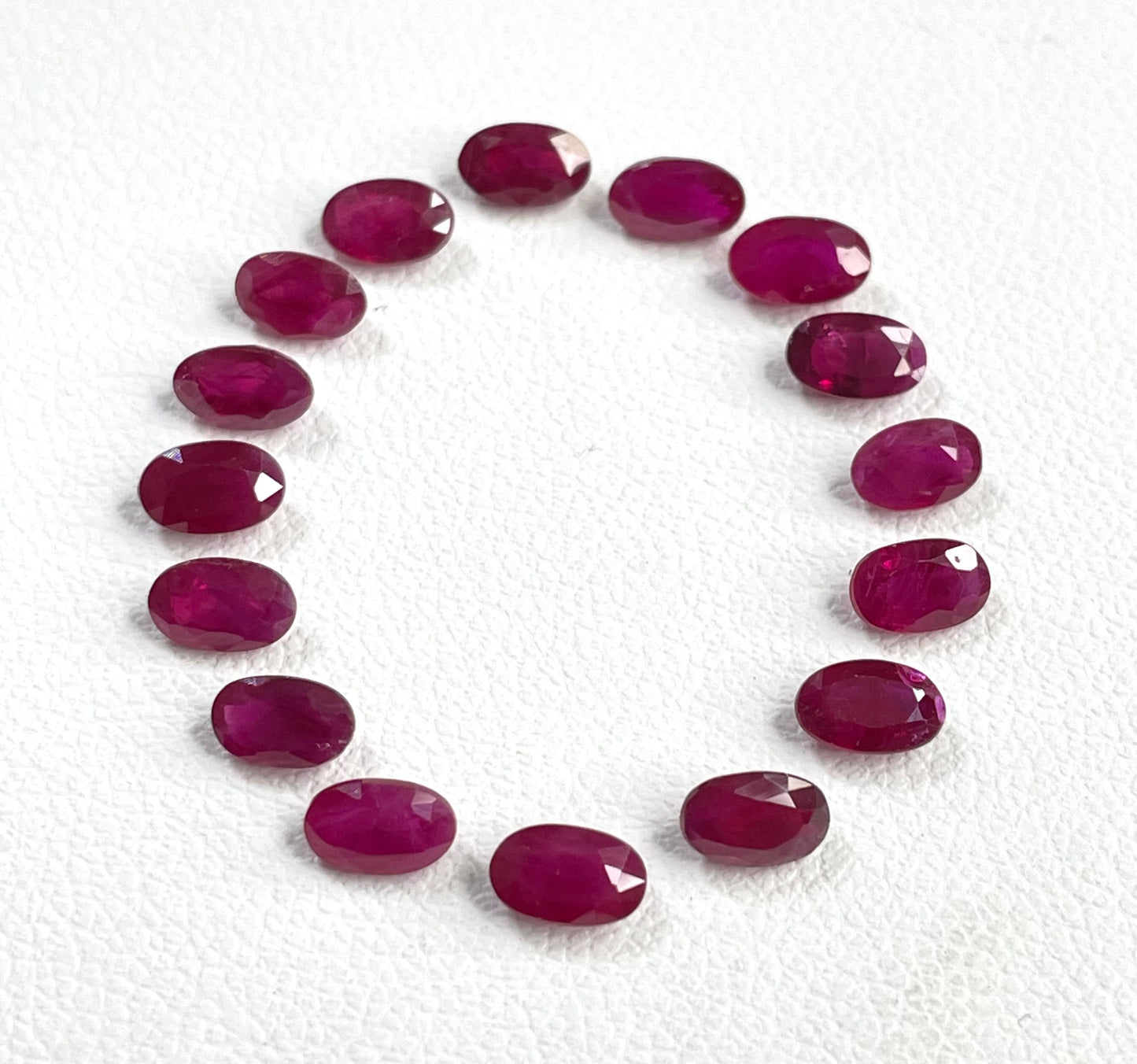 100% Natural Burma Ruby Heated 3x5mm Oval Cut Pigeon Red Color Loose Gemstones for Jewelry Making at Best Price