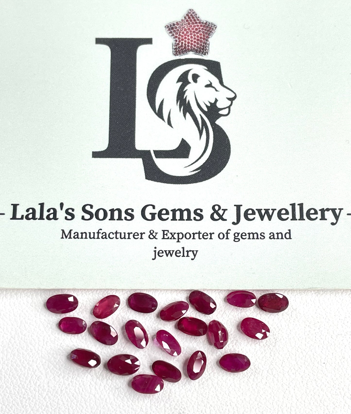 100% Natural Burma Ruby Heated 3x5mm Oval Cut Pigeon Red Color Loose Gemstones for Jewelry Making at Best Price