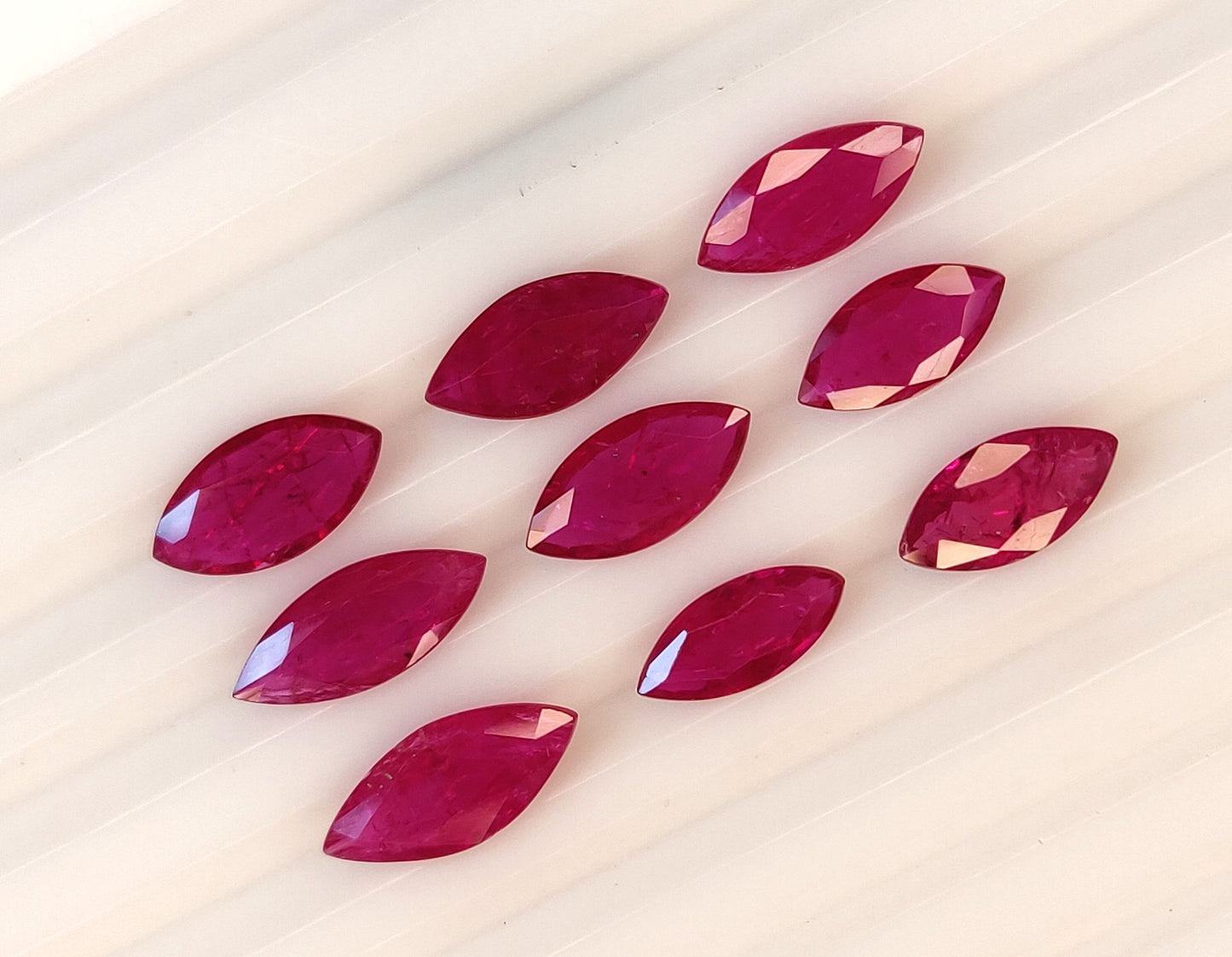 100% Natural Ruby Mozambique Marquise Cut 4x8mm July Birthstone Loose Gemstones for Jewelry Making at Best Price