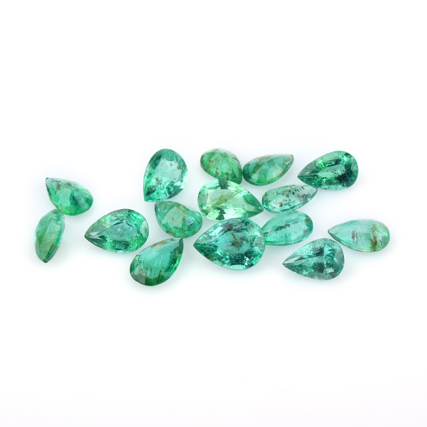 Faceted 100% Natural Fine Quality Zambian Emerald 5.55cts. Pear Shape Excellent Cut Loose Gemstone for Jewellery Making, Birthstone of May