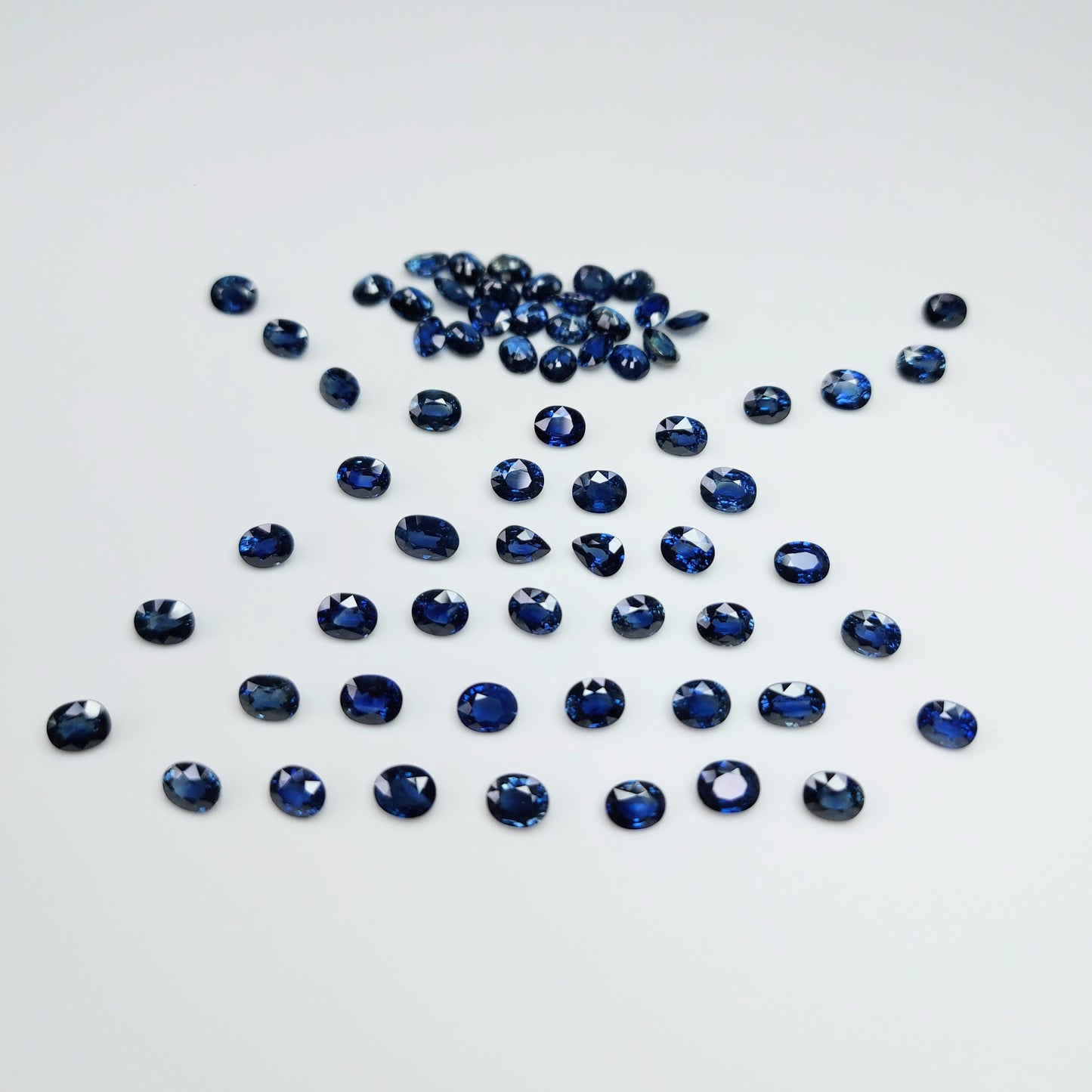 5x4 Mm Natural Blue Sapphire Cut Stone Blue Sapphire Faceted Cut Stone Blue Sapphire Gemstone Oval Shape Loose Gemstone Whole Sale Price