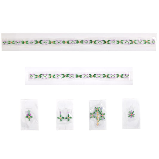 100% Natural Tsavorite, Pink & Yellow Sapphire Gemstone Marquise, Round Shapes Necklace Earrings Bracelet Locket Brooch Ring Jewellery Set