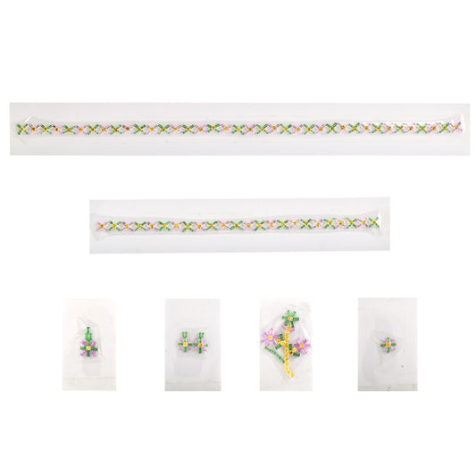 100% Natural Tsavorite Pink & Yellow Sapphire Gemstone Baguettes Round Shapes Necklace Earrings Bracelet Locket Brooch Ring Jewellery Set