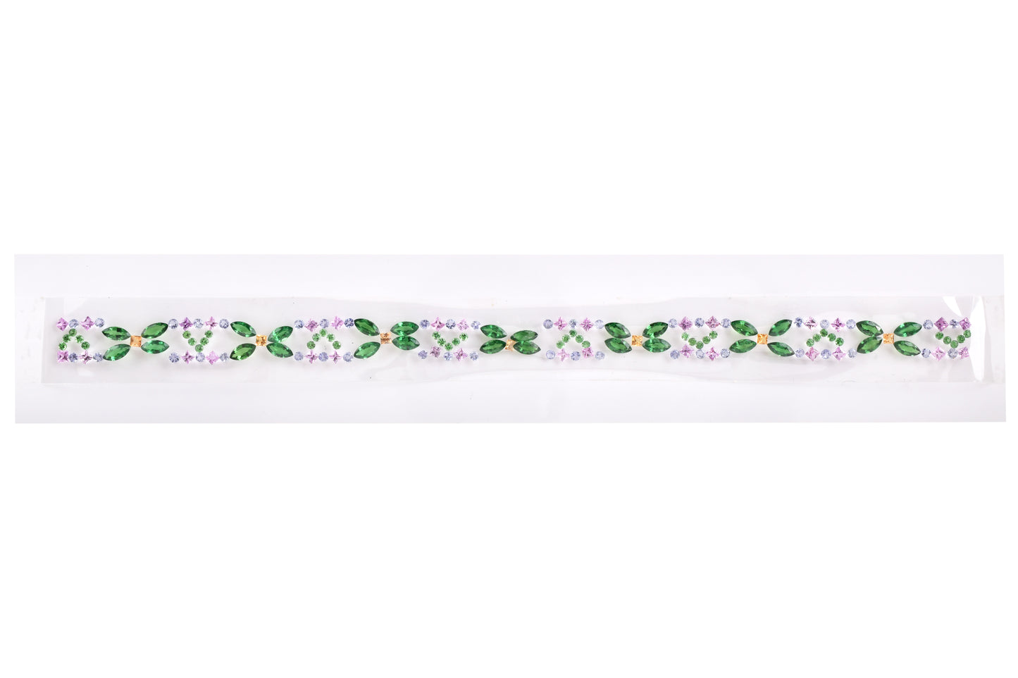 100% Natural Tsavorite, Pink & Yellow Sapphire Gemstone Marquise, Round Shapes Necklace Earrings Bracelet Locket Brooch Ring Jewellery Set