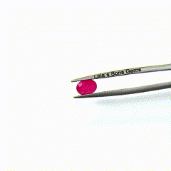 100% Natural Ruby Mozambique Heat Fine Quality Oval-Cut Faceted 6x4 mm Loose Gemstones for Necklace Jewelry Making